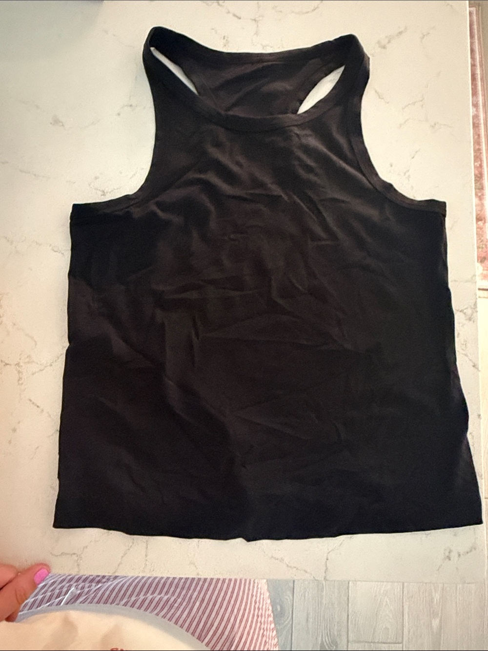 lululemon athletica Black Racerback Tank